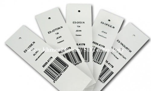 handtag paper barcode