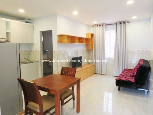 Fully Furnished 1 bedrooms for rent near Russian market (Tomnub terk Area)