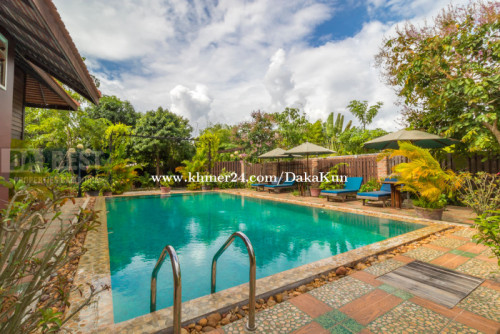 DABEST PROPERTIES CAMBODIA: 5 Bedrooms Villa for Rent with Swimming Pool in Siem Reap-Sala Kamruek