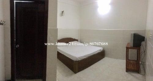 បន្ទប់ស្អាត មានសំភារៈស្រាប់សំរាប់ជួល