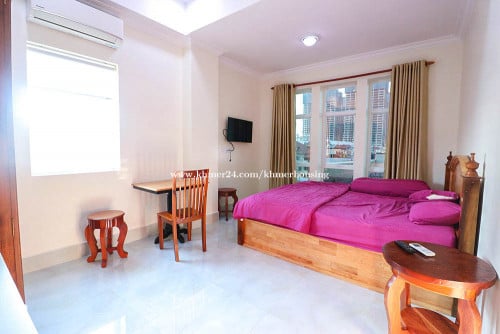 Russian Market | Specious fully furnished 1 bedrooms for rent at Boueng Trobek Area