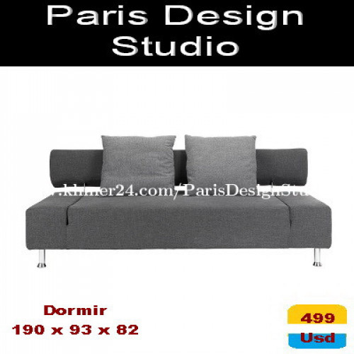 Paris Design Studio Sofa Bed.Delivery- ការដឹកជញ្ជូនគ្រប់ទីកន្លែងនៅក្នុងប្រទេសកម្ពុជា។