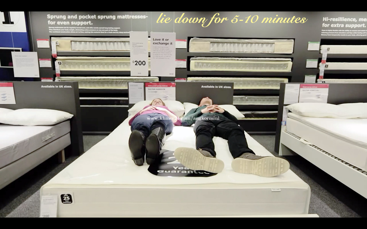 bed, mattress (foam or spring), bedding sets and pillow in Phnom Penh