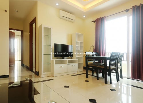 Service Apartment 2 beds with gym for rent near Chinese Embassy | Toul Tom Poung
