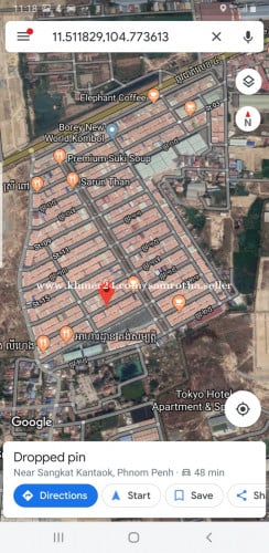 ផ្ទះល្វែងលក់ក្នុងបុរីពិភពថ្មីកំបូល