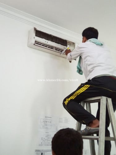 Air conditioner Serviceលាង ដំឡើង​ ជួសជុល​ម៉ាស៊ីនត្រជាក់
