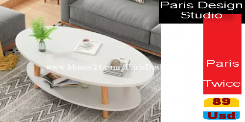 Paris Design Studio Coffee Table.Delivery- ការដឹកជញ្ជូនគ្រប់ទីកន្លែងនៅក្នុងប្រទេសកម្ពុជា។