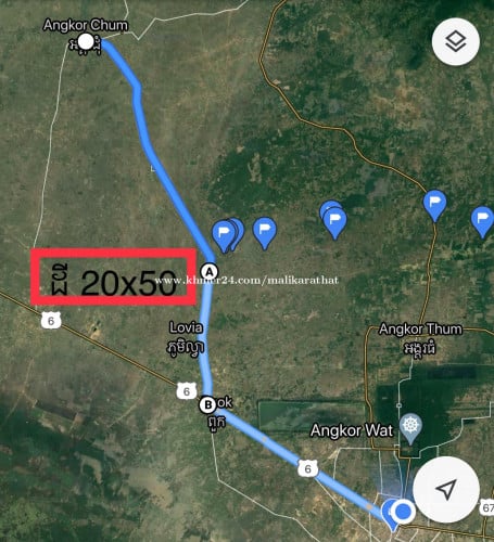 ដីល្អជាប់ផ្លូវជាតិ202 ពីស្រុកពួកទៅស្រុកអង្គរជុំ-វ៉ារិន-ស្រីស្នំ