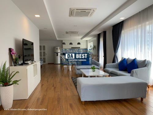 DABEST PROPERTIES:  3 Bedroom Apartment for Rent with swimming pool  in Phnom Penh-BKK1