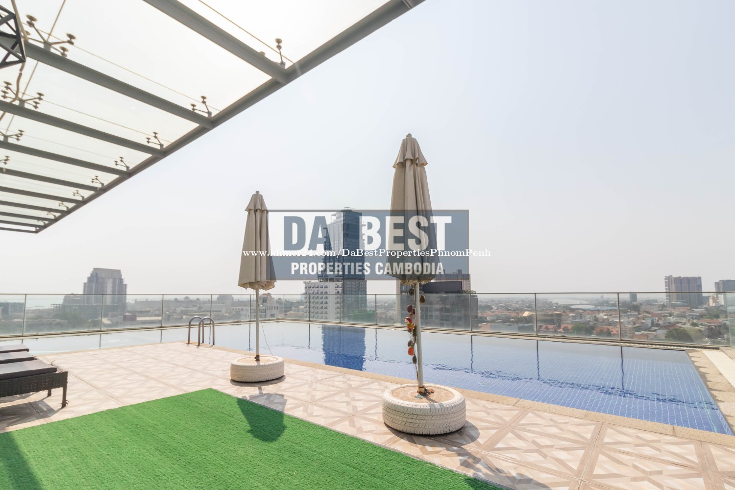 DABEST PROPERTIES: 1 Bedroom Apartment for Rent with Gym, Swimming pool in Phnom Penh