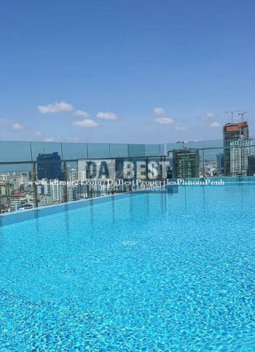DABEST PROPERTIES: 1 Bedroom Apartment for Rent with Gym, Swimming pool in Phnom Penh