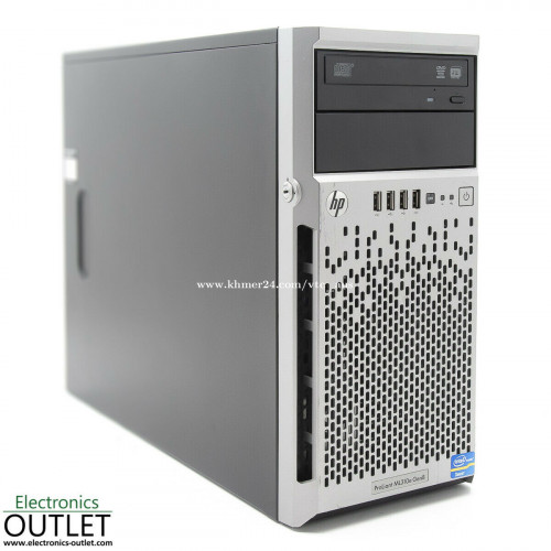 HP ProLiant ML310e Gen8 Tower Xeon Quad-Core E3-1270 v2 3.5GHz 8GB RAM ,146GB*3 HDD