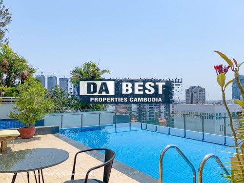 DABEST PROPERTIES:  2  Bedroom Apartment for Rent with swimming pool  in Phnom Penh-BKK1