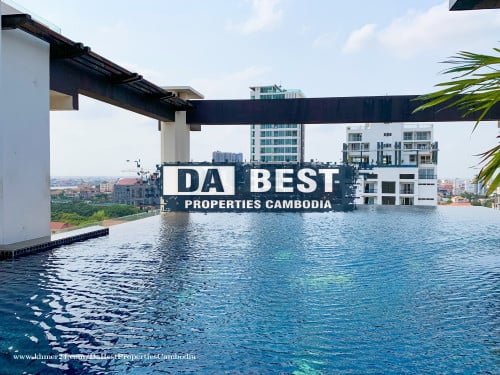 DABEST PROPERTIES: Studio for Rent with Gym,Swimming pool in Phnom Penh