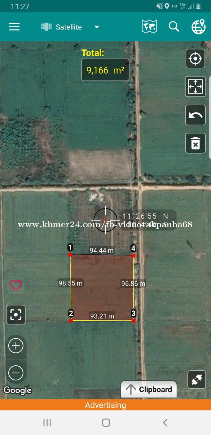 have 3 lots of land at Ring Road 3 ( National road 1 ) in Chheu Teal, Kien Svay, Kandal