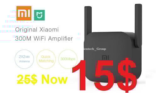 Xiaomi amplifier pro  smart  wifi repeater  15$ in promotion hurry up until clear stock