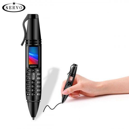Pen mini Mobile phone Dual SIM Card Bluetooth Dialer Cellphone with Flashlight Recording Pen