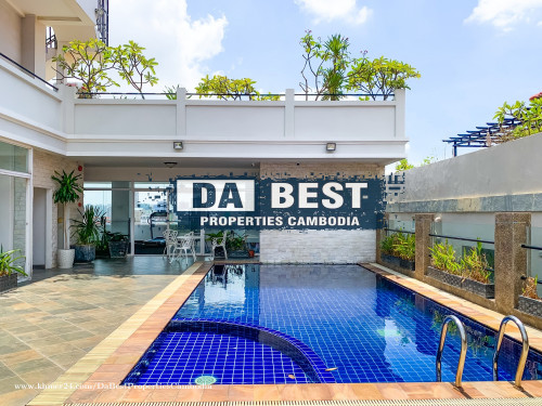 DABEST PROPERTIES: 3 Bedroom Apartment for Rent with Gym, Swimming pool in Phnom Penh-Toul Tum Poung