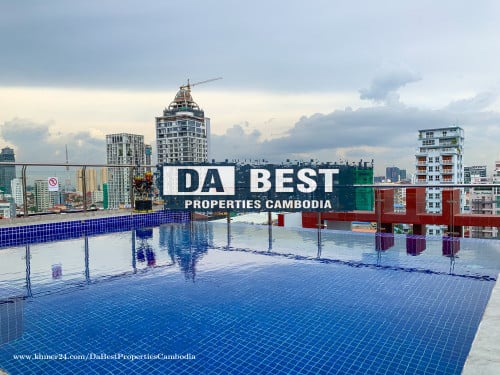 2 Bedroom Apartment for Rent with Gym, Swimming pool in Phnom Penh-BKK2