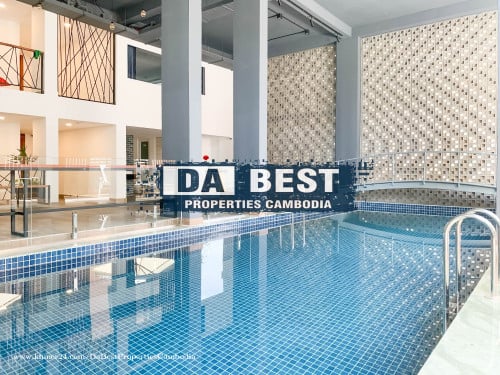 DABEST PROPERTIES:2 Bedroom Duplex  Apartmen Rent with Swimming pool in Phnom Penh-Toul Tum Poung