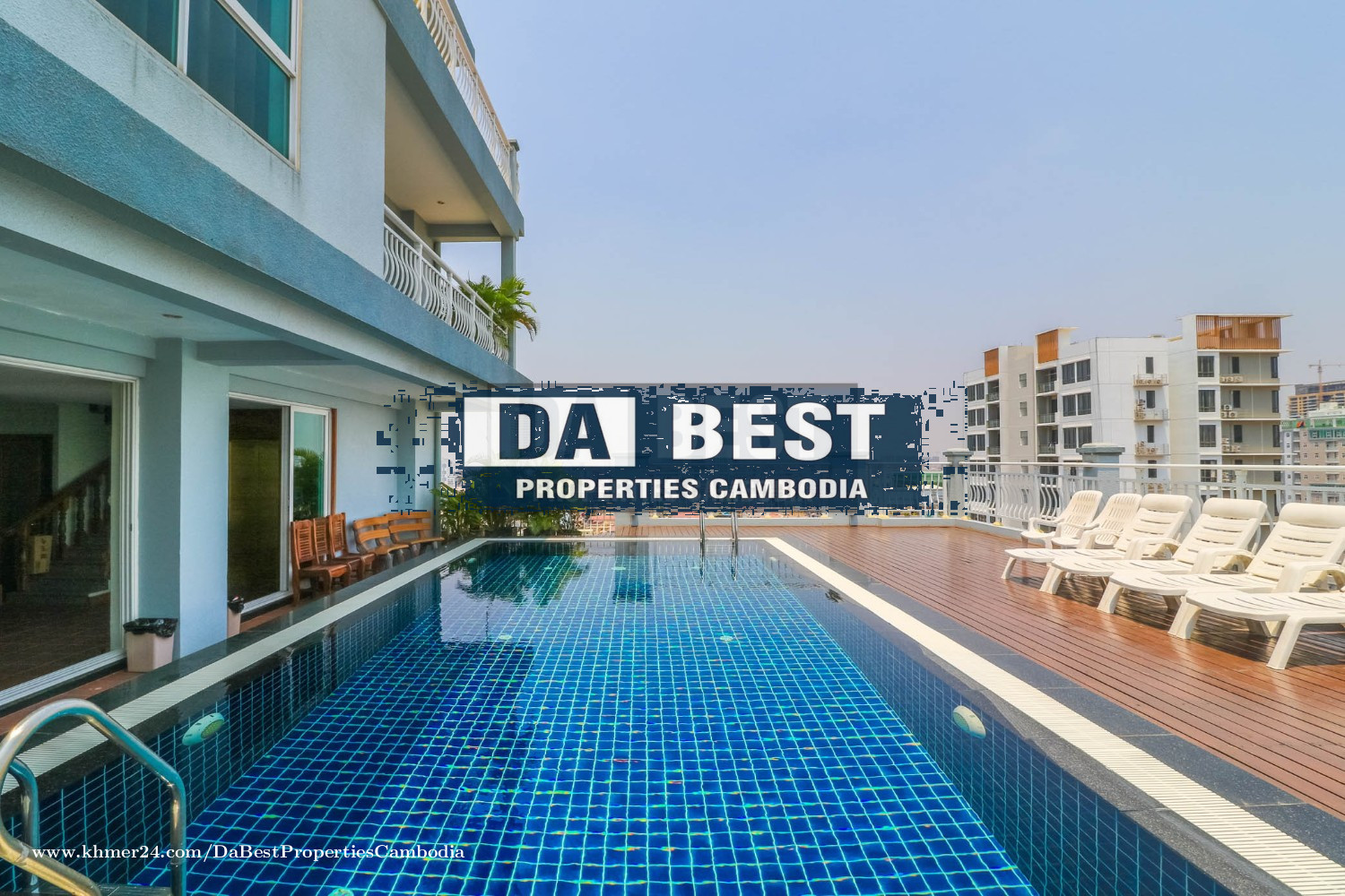 DABEST PROPERTIES: 1 Bedroom Apartment for Rent with Gym, Swimming pool in Phnom Penh-BKK3