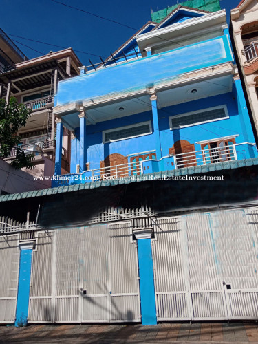 Business House For Rent On Main Road in TUOL KORK