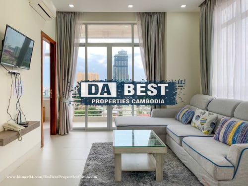 DABEST PROPERTIES: 1 Bedroom Apartment for Rent with Gym ,Swimming Pool in Phnom Penh-Tonle Bassac