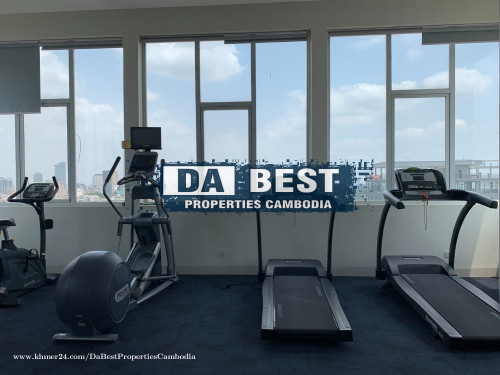 DABEST PROPERTIES: 1 Bedroom Apartment for Rent with Gym ,Swimming Pool in Phnom Penh-Tonle Bassac