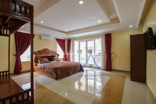 BKK3 area | Apartment 2 bedrooms for rent near Toul Sleng Museum, Phnom Penh