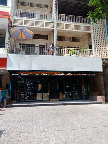 ផទសរបជល នផលវកមពជករម House for rent on Street Kampuchea krom