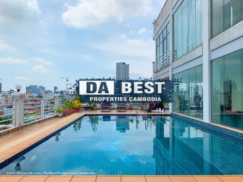 DABEST PROPERTIES: 1 Bedroom Apartment for Rent with Swimming pool in Phnom Penh-Toul Tum Poung