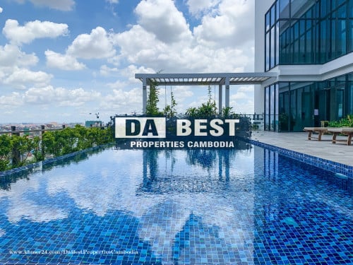 DABEST PROPERTIES: 1 Bedroom Apartment for Rent  with swimming pool in Phnom Penh-Toul Svay Prey 1