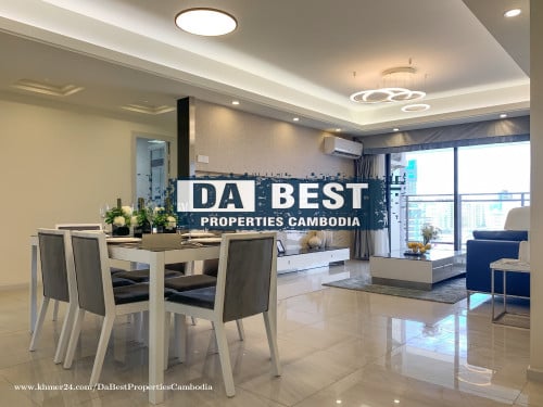 DABEST PROPERTIES: 3 Bedroom Apartment for Rent with swimming pool in Phnom Penh-Toul Kork