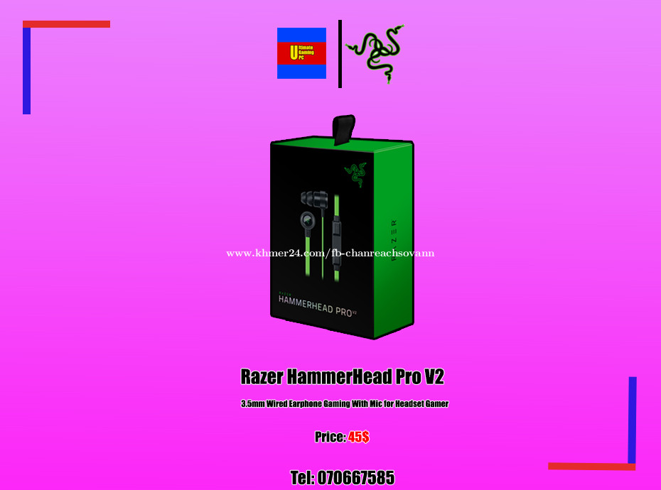 Razer Hammerhead Pro V2 In Phnom Penh Cambodia On Khmer24 Com
