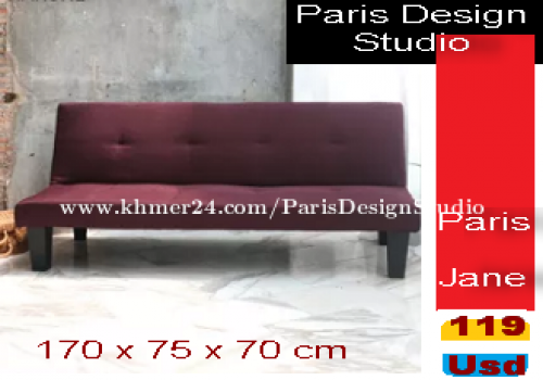 Paris Design Studio Modern Sofa Bed.Delivery- ការដឹកជញ្ជូនគ្រប់ទីកន្លែងនៅក្នុងប្រទេសកម្ពុជា។