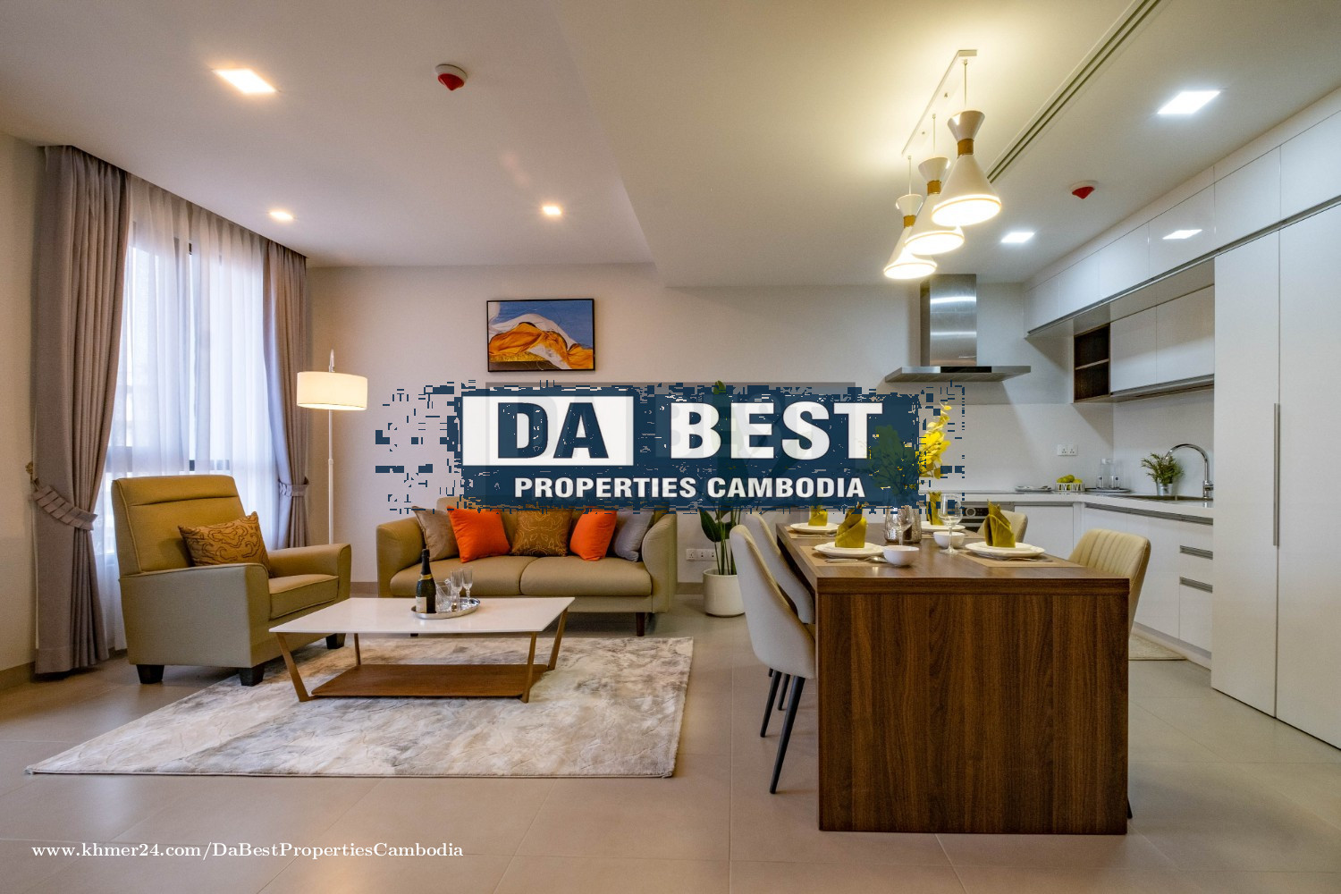 DABEST PROPERTIES: Brand new 1 Bedroom Apartment for Rent  with swimming pool in Phnom Penh-BKK1