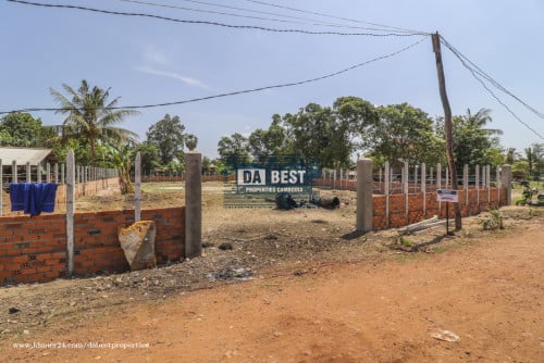 ដីលក់ក្នុងក្រុងសៀមរាប-សង្កាត់ជ្រាវ USD 120/m2 (916sqm)