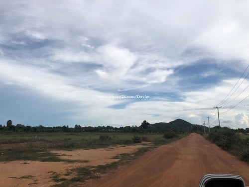 ដីលក់នៅកែប (២ហិតតា)​១ម៉ែត្រការ៉េ US$22 (ចរចារ)