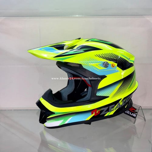 ZEALOT HELMETS មួកការពារបែប Cross គុណភាពលេខមួយ ប្រភេទកាបោន ទម្ងង់ស្រាលស្រួលពាក់