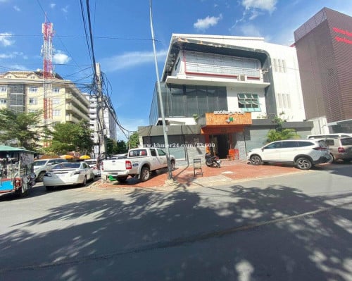 Corner Commercial-Restuarant 4Rent Along St. 55-St. 262, Behind Cellcard Company, 3 Floors, 6,000$/M