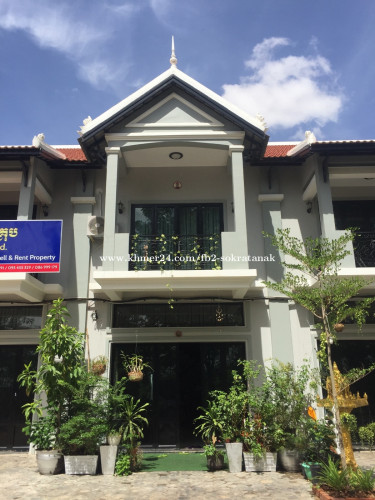 Urgent Shophouse for Sale - ផ្ទះលក់បន្ទាន់ជាប់ផ្សារម៉ាក្រូសៀមរាប (5mx15m)