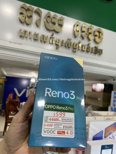 OPPO Reno3 8G/128GB ថ្មីថែមជូនការដូ19មុខ បង់រំលស់ដោយគ្មានការប្រាក់0%