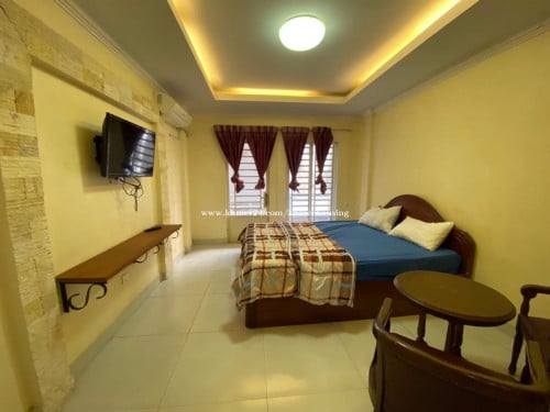 BKK3 area | Fully furnished studio room for rent near Toul Sleng Genocide, Phnom Penh