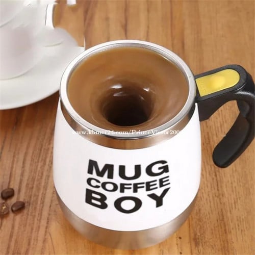 Automatic Mixing Mug Grain Oat Stainless Steel Thermal Cup Double Insulated Smart Cup Self Stirring Mug Coffee Milk