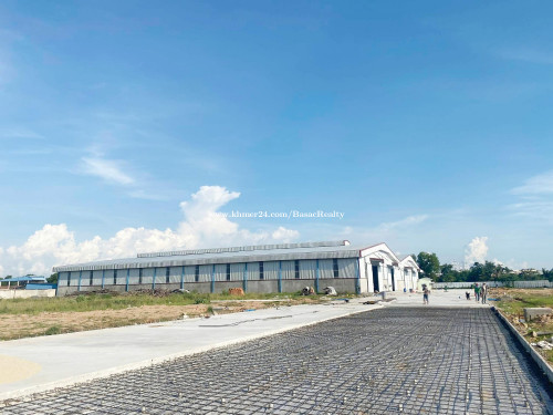 Warehouse for rent Near Takhmao Price : $1.8/m2 (nego) Ware size: 7200m2