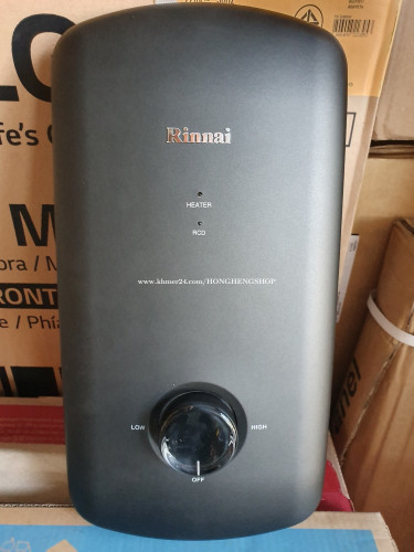 Rinnai ( REI-B350NP-S-P )( ម៉ាស៊ីនងូតទឹកក្តៅនិងត្រជាក់ថ្មី)( Electric instant Water Heater )