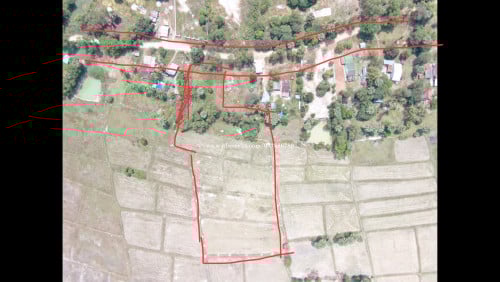 ដីលក់នៅអង្កោលជាប់ផ្លូវទៅឆ្នេរ (ប្លង់រឹងលំនៅឋាន)