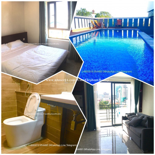 COVID 19 Promotion!!!1 Bed 1 Bath Swimming Pool Gym Service Apartment for Rent,Riverside