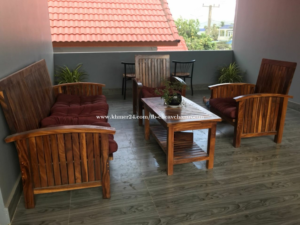 Apartments for rent Price 180.00 in Chum Kriel, Tuek Chhou, Kampot