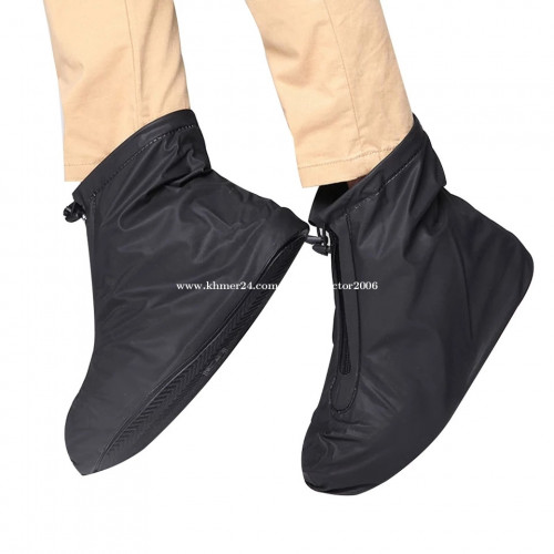 Men and Women Outdoor Accessories Thickening Reusable Foot Wear Waterproof Non Slip Shoe Cover Elastic Rain Boots Travel Protectors